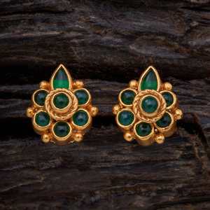 Pendientes de Aro Modernos y Vintage Silver Temple 153674 con Diseño Religioso de Flores, Acero Inoxidable, Latón, Diamante y Perla - Product Image 2