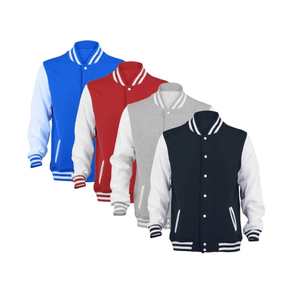 Offre Spéciale-personnalisé unisexe Vintage Varsity Jacket Baseball vestes Bomber manteaux pour femmes hommes Streetwear hiver - Product Image 5