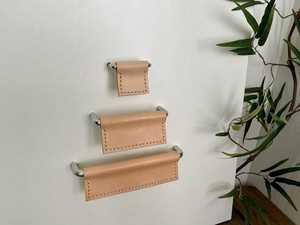 Rusticcharm ลูกบิดหนังวัวขัดเงา, ลูกบิดมือจับแบบดึงสไตล์ความรักสำหรับประตูตู้เฟอร์นิเจอร์ตู้เสื้อผ้าห้องครัว - Product Image 3