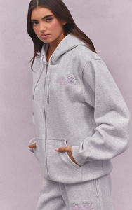 Sudadera con Capucha Extra Grande al por Mayor, Personalizable, de Alta Calidad, 100% Algodón, Talla Grande para Mujer, con Logotipo Frontal para Invierno - Product Image 3