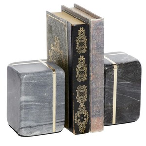 Sujetalibros de mármol blanco antiguo personalizado, soporte para libros de uso de oficina, proveedor de sujetalibros de Material de piedra - Product Image 5