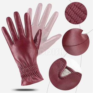 2025 gants en cuir à doigts complets personnalisés gants de mode d'hiver pour une utilisation en plein air gants en cuir à taux de gros - Product Image 2