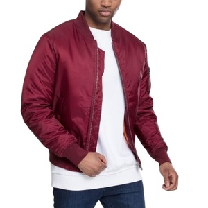 Chaquetas Bomber de Satén Personalizadas con Cierre, Chaquetas Bomber de Satén Marrón para Hombre en SAMMY WEARS - Product Image 2