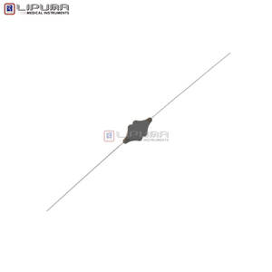 Sonda Lacrimal de Doble Cara BOWMAN con Botón 4/5 de Níquel Plata, Instrumentos Médicos Quirúrgicos Oftálmicos para Dacríocistorrinostomía - Product Image 5