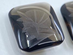 Quartz fumé, tête romaine, intaglio, forme antique, pierres précieuses cabochon en tailles assorties de 10x8 mm à 25x18 mm pour la fabrication de bijoux - Product Image 6