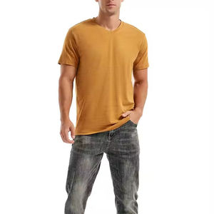 เสื้อยืด100% แขนสั้นของผู้ชายเสื้อยืดคอตตอนคอกลมกำหนดสีเองได้ใหม่2025 - Product Image 1