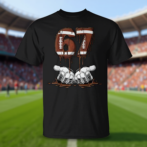 Camiseta con Memes de Fútbol 67, Diseño Six Seven 6 7 Drip, Ropa Promocional para Aficionados al Deporte - Product Image 3
