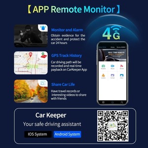 10.26 pollici 4G ADAS Android 13 <span class=keywords><strong>auto</strong></span> DVR GPS navigazione cruscotto fotocamera HD 1080P doppia lente WiFi <span class=keywords><strong>Bluetooth</strong></span> Registrar videoregistratore - Product Image 4