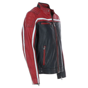 Directly Manufacturer's Top Arrival <b>Men's</b> Winter <b>Leather</b> <b>Jacket</b> in Premium Solid Color High Quality Streetwear with Custom Logo - Product Image 4