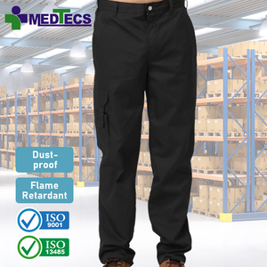 Pantalones de trabajo mecánicos de minería de carbón, ligeros, de algodón y poliéster - Product Image 1