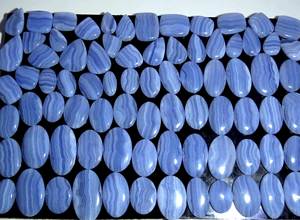 Ágata de encaje azul natural, mezcla de piedras preciosas sueltas, forma y tamaño, mezcla de cabujón de encaje azul, lote para fabricación de joyas, suministros de gemas indias - Product Image 6