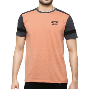 Camisetas personalizadas más vendidas Último estilo O-cuello Hecho de algodón Poliéster Diseño exclusivo de camiseta personalizable - Product Image 1