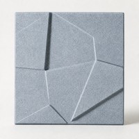 Panneau acoustique 3D à facettes, panneau acoustique en fibre de polyester, panneaux insonorisants en feutre PET, Kusdesign