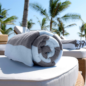 Serviettes de plage en coton de haute qualité, légères et robustes, pour usage domestique, disponibles à prix avantageux - Product Image 5