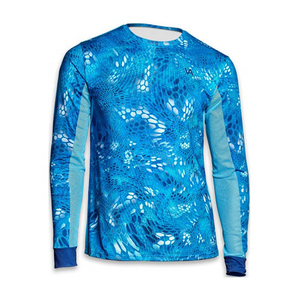 Crea tu idea La demanda del cliente Mejor precio Sublimación Jerseys de pesca Logotipo profesional Sublimación personalizada Jerseys de pesca - Product Image 3