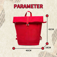 Mochila Multifuncional Personalizable con Logotipo, Impermeable, Informal, Deportiva, de Viaje, para Estudiantes, de Gran Capacidad, Enrollable, de Pana