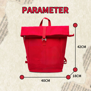 बहुक्रियाशील कस्टम लोगो वाटरप्रूफ आकस्मिक खेल यात्रा छात्र बड़ी क्षमता कॉर्डरॉय रोल बैकपैक - Product Image 2