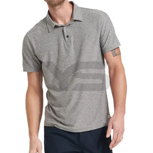 Polo personalizado de alta calidad para hombre 60% algodón 40% Spandex Turn Collar de punto primavera táctico Golf Casual diseño promocional - Product Image 5