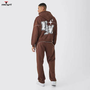 Chándal de diseño personalizado para hombre, chándal deportivo cortavientos para hombre, chándales deportivos cortavientos de invierno - Product Image 5