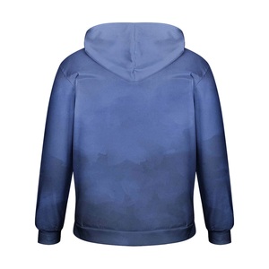 Sudadera con capucha de algodón azul cielo mezclado cómodo para hombre patrón sólido de moda personalizado con capucha personalidad elegante - Product Image 3