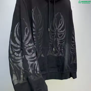 Nouveau style 2026 – Sweat à capuche tendance pour homme, 100 % coton molletonné/éponge française, écologique, idéal pour l'hiver - Product Image 3