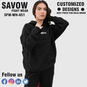 Sweat-shirts à capuche oversize pour femmes, imprimés sur le devant, en coton de haute qualité, doublure polaire, vêtements de sport personnalisés, streetwear d'hiver - Product Image 3