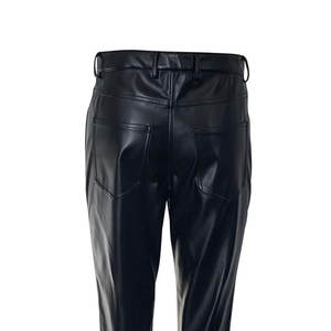 Salopette en cuir taille haute de meilleure qualité pour adultes pantalon à motif droit imperméable et respirant non tissé prix de gros - Product Image 6