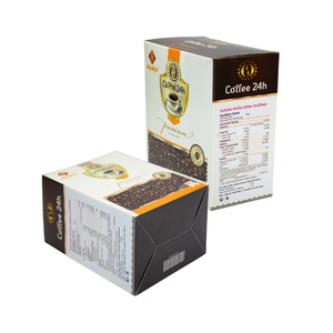 Caja de polvo de café 24H (caja blanca) Servicio de embalaje personalizado de alta calidad Uso con embalaje de agua hirviendo en caja Fábrica de Vietnam - Product Image 1