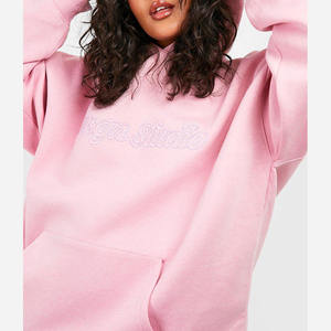 Sudadera con capucha y cremallera de gran tamaño para mujer, sudadera con cremallera completa de mezcla de algodón suave con ajuste relajado y bolsillos delanteros para uso informal diario - Product Image 6