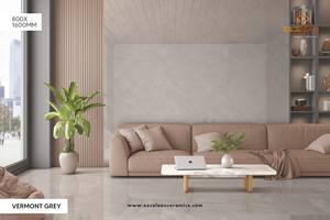 Azulejos de Porcelana Vermont Gris 80x160 CM, Superficie Cerámica, Venta Directa de Fábrica, España, Carreaux Pisos, Azulejos de Porcelana para Piso 100% - Product Image 3
