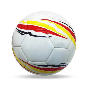 Balón de fútbol pakistaní cosido a máquina, pelotas de fútbol de cuero PU, tamaño 5, diseño personalizado, el mejor diseño - Product Image 2