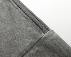T-shirts surdimensionnés personnalisés pour hommes, style rétro délavé, streetwear vieilli avec bords bruts et couleur inversée, 100 % coton, tee-shirt vierge - Product Image 5
