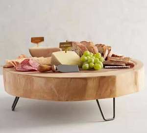Ensemble de planches à découper en bois de noyer de qualité supérieure avec poignée, planche à découper en bois d'acacia pour la cuisine, planche à découper robuste pour la viande, le fromage et les charcuteries - Product Image 6