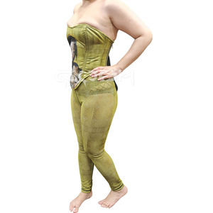 Vintage Madonna & Child Printed Corset with Matching Leggings Streetwear Fashion Clothing Manufacturer - Product Image 1