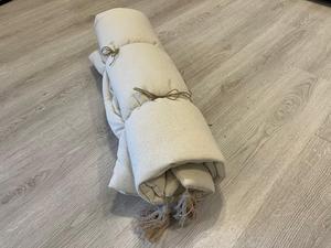 แผ่นรองนั่งผ้าฝ้ายออร์แกนิคขนาด60X150ซม. แผ่นรองนั่งอเนกประสงค์สำหรับโซฟาและปิคนิค - Product Image 5