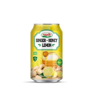 Nawon saludable 330ML jugo de fruta lata jengibre miel puré Vietnam HALAL OEM Etiqueta Privada bebida proveedor al por mayor a granel - Product Image 3