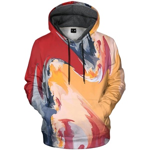 Custom Tie Dye Hombres 100% Cotton Fleece Pullover Hoodie-Eco-Friendly - Product Image 1