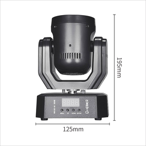 Mini LED contrôlée par DMX512 pour barre de lumière à tête mobile, douille E27 avec <span class=keywords><strong>iris</strong></span>, motif de scène rotatif, effet laser d'ambiance - Product Image 6