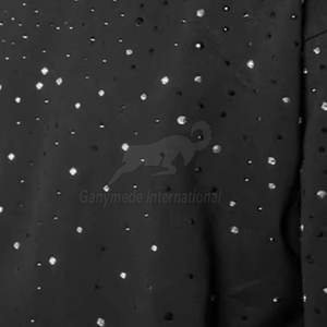 Sweat-shirts à strass de haute qualité en marque privée, quantité en gros, coton, sweat-shirts à strass personnalisés - Product Image 5