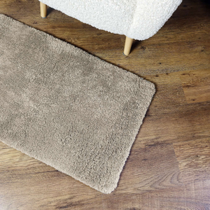 Comfort Beige Fluffy Diatomite <b>Bath</b> Mat Non-Slip Quick Dry Floor Rug 60x100 cm - Product Image 4