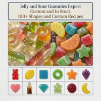 Bonbons Gélifiés Fruités d'Usine OEM – Saveurs Variées, Couleurs Multiples, Bonbons Moelleux et Masticables (Gelatine, Sucre + Sirop)