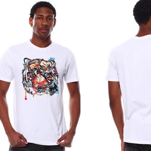 T-shirt unisexe décontracté de couleur unie 100% coton/T-shirt graphique Hip Hop avec logo personnalisé T-shirt graphique surdimensionné délavé à l'acide - Product Image 6