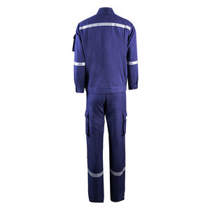 Salopette de sécurité durable 100% polyester en coton vêtements de travail réfléchissants respirants grande taille antistatique pour les uniformes de combinaison de soudage - Product Image 2