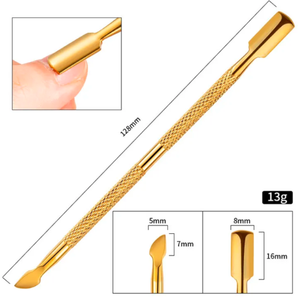 ANAAIF Coupe-ongles professionnel en acier inoxydable Lame incurvée Outil de manucure pour les doigts Grattoir à cuticules - Product Image 3