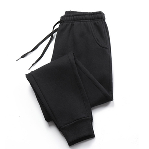 Pantalon de jogging long en polaire unisexe pantalon de sport taille haute en éponge douce automne hiver décontracté couleurs personnalisées OEM pour hommes - Product Image 6