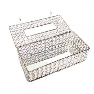 Servilletero de Metal decorativo para mesa de acero inoxidable para mesa de comedor y cocina Caffey Hotel y restaurantes soporte de forma cuadrada - Product Image 2