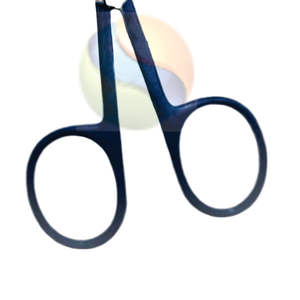 Tijeras para Cutículas de Salón de Belleza Elite, Punta de Flecha Súper Afilada, Diseño Multicolor, Tijeras Curvas de Lujo para Cutículas, Ultra Afiladas - Product Image 2