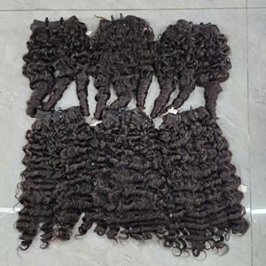 Precio al por mayor, cabello humano vietnamita 100%, mechones birmanos a sueltos SDD DD y frontal, color natural para mujeres negras - Product Image 6