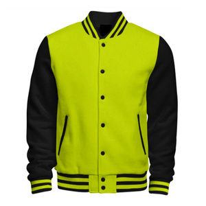 Veste de baseball personnalisée multicolore pour hommes avec design de luxe OEM service collégial vente à chaud - Product Image 3