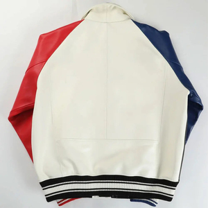 Chaqueta de Cuero para Hombre de Alta Calidad, Estilo Urbano, Cuello Alto, Mangas Regulares, Hecha a Medida, Superventas 2025 - Product Image 4